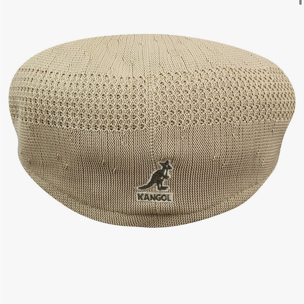 Kangol beige cabbie tropic hat